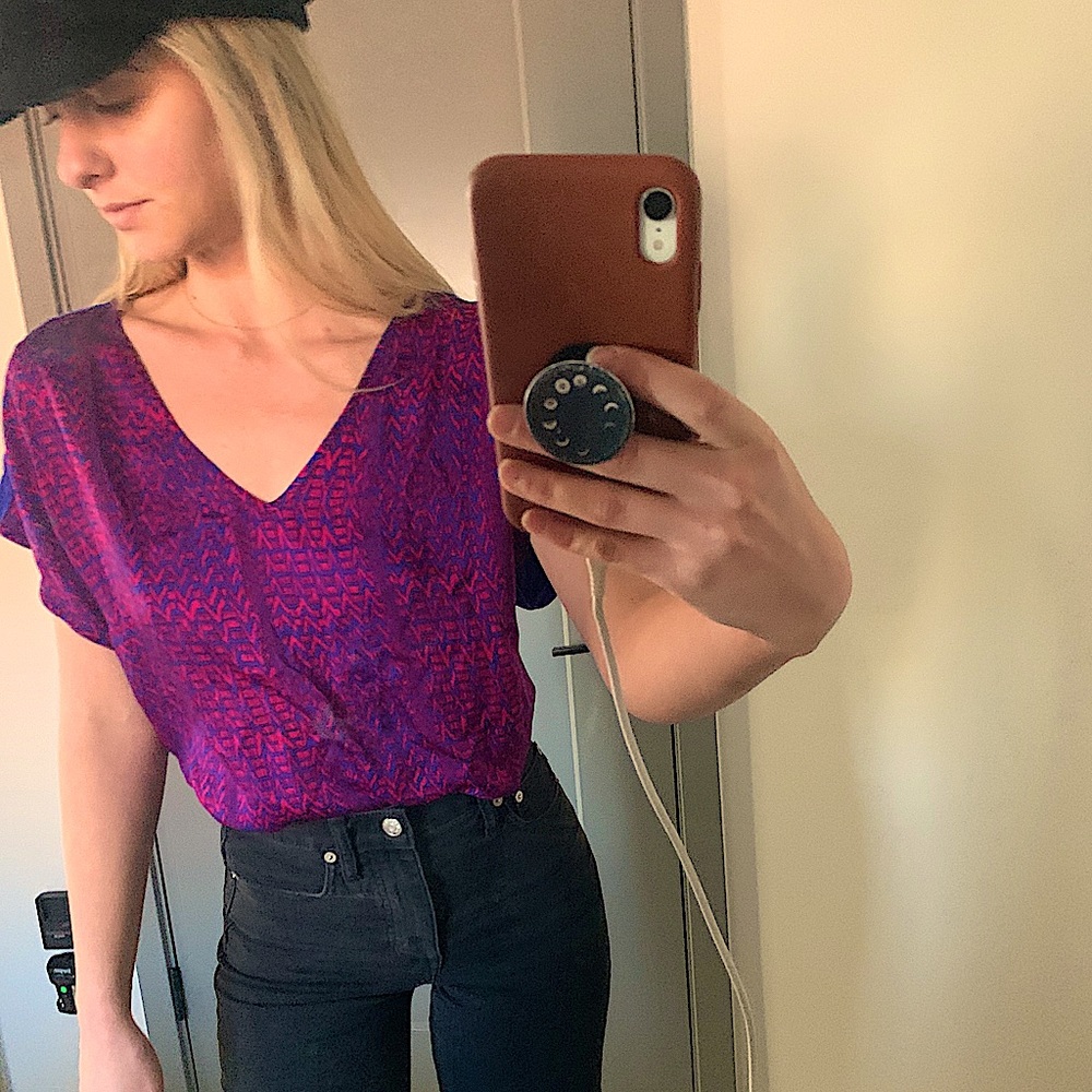 Aztec Print Top